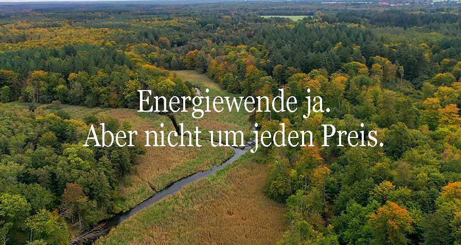 Energiewende ja. Aber nicht um jeden Preis. 